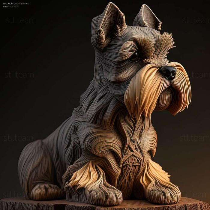 Zwergschnauzer dog